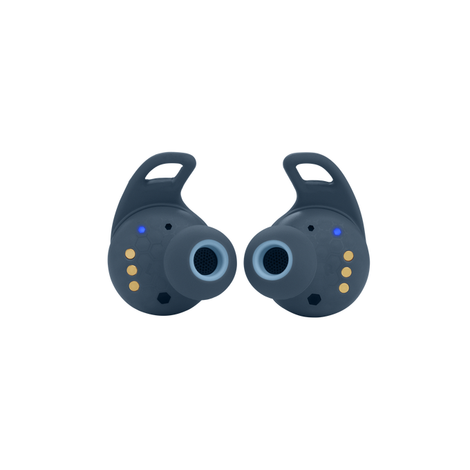 JBL Reflect Flow Pro - Blue - Waterproof true wireless Noise Cancelling active sport earbuds - Back image number null
